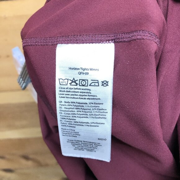 Rab Horizon Tights Pants Womens Size 14 Stretch Baselayer Hiking Trail - Picture 7 of 11